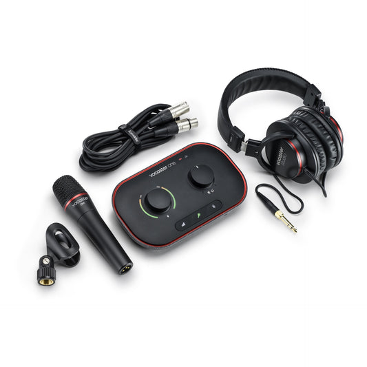 Focusrite Vocaster One Studio Essential Podcaster Kit