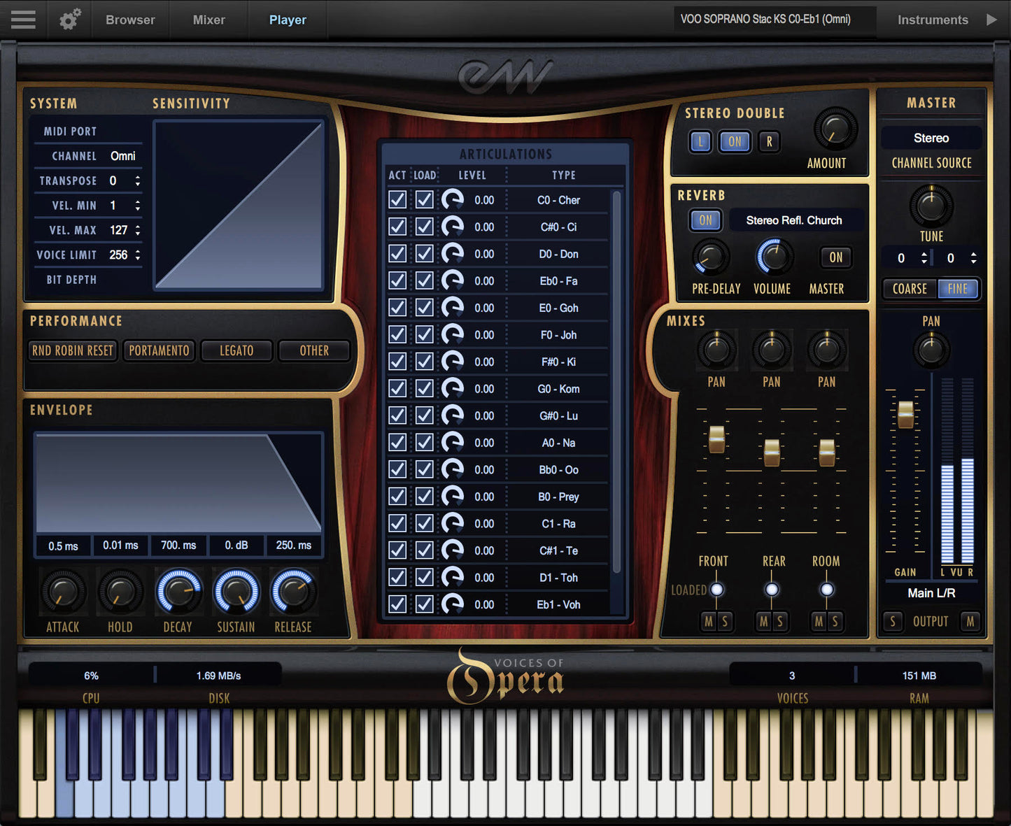 EastWest Voices of Opera