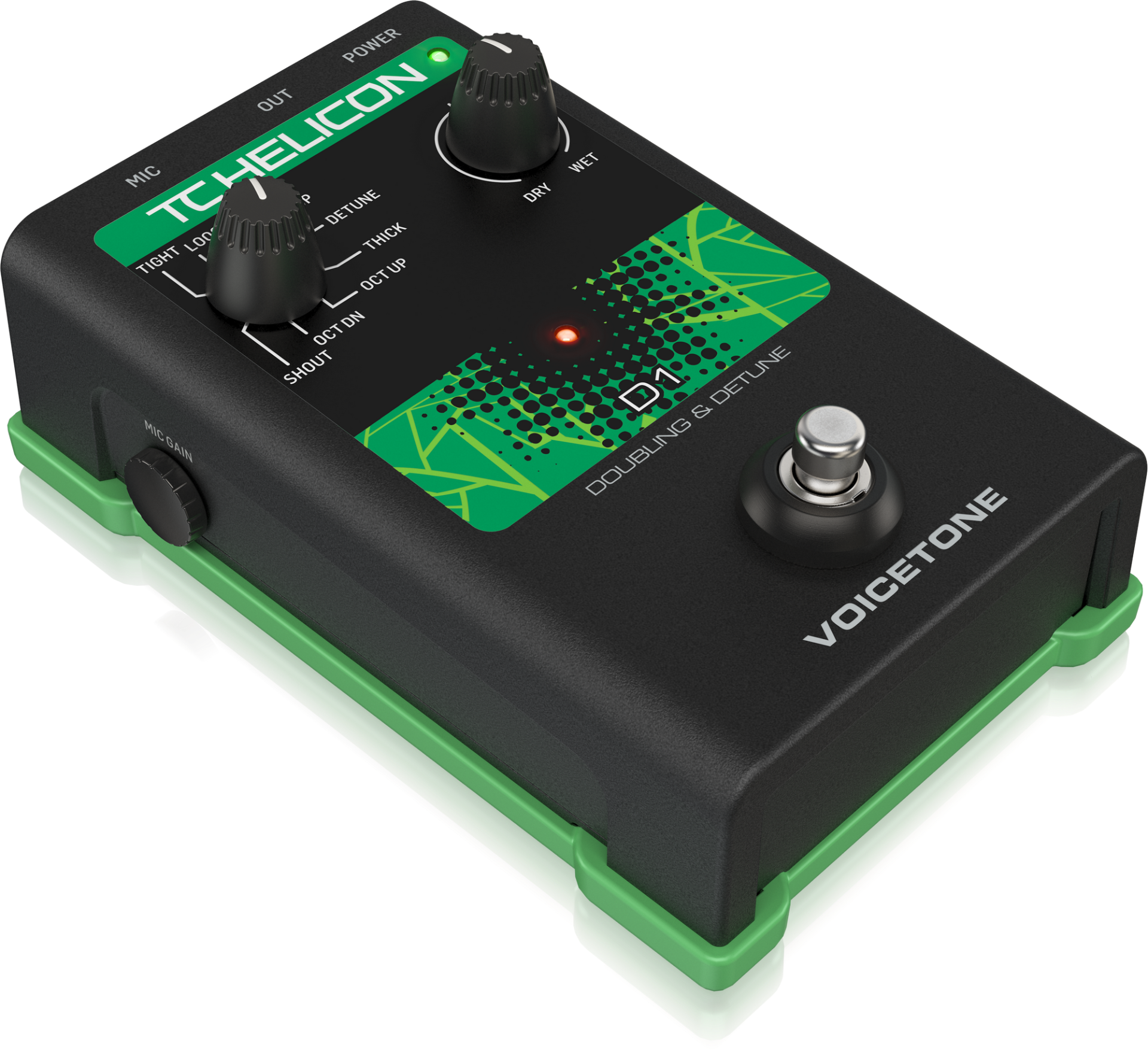 tc helicon pedal TC Helicon VoiceTone D1 Doubling and Detune Pedal
