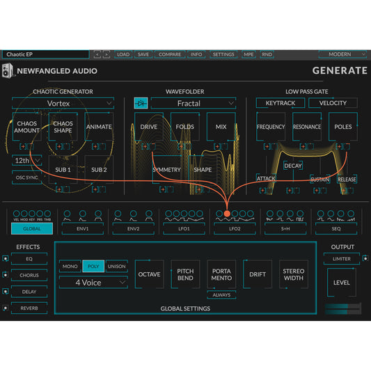 Newfangled Audio Generate Marquee Polysynth Plug-in