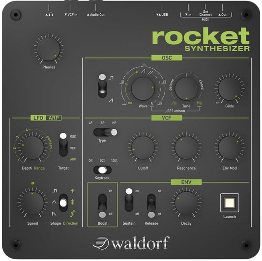 Waldorf Rocket Analog Desktop Synth Module WDF-RKT-1