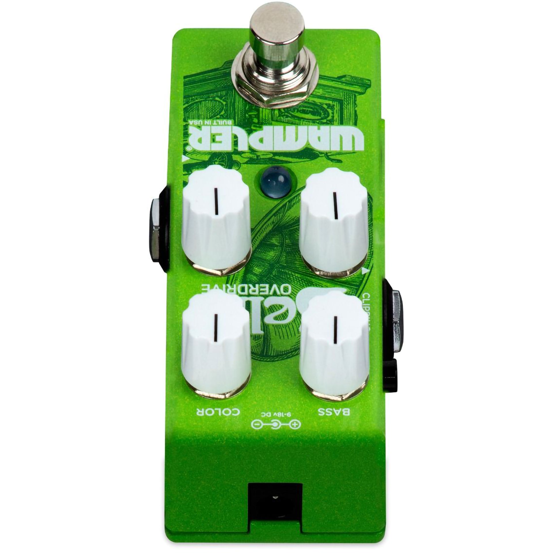 mini overdrive pedal Wampler Belle Overdrive Effects Pedal Green
