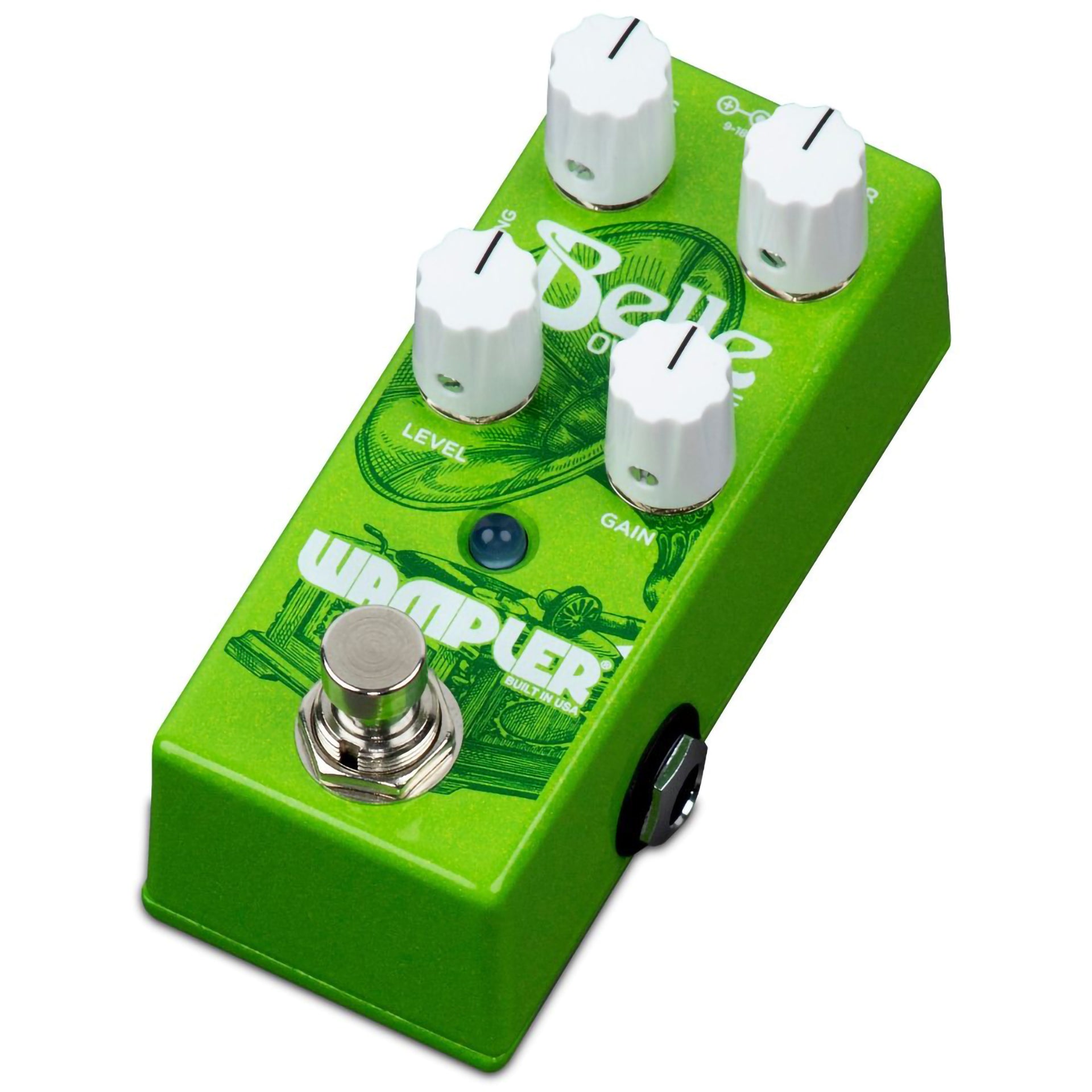 overdrive mini pedal Wampler Belle Overdrive Effects Pedal Green