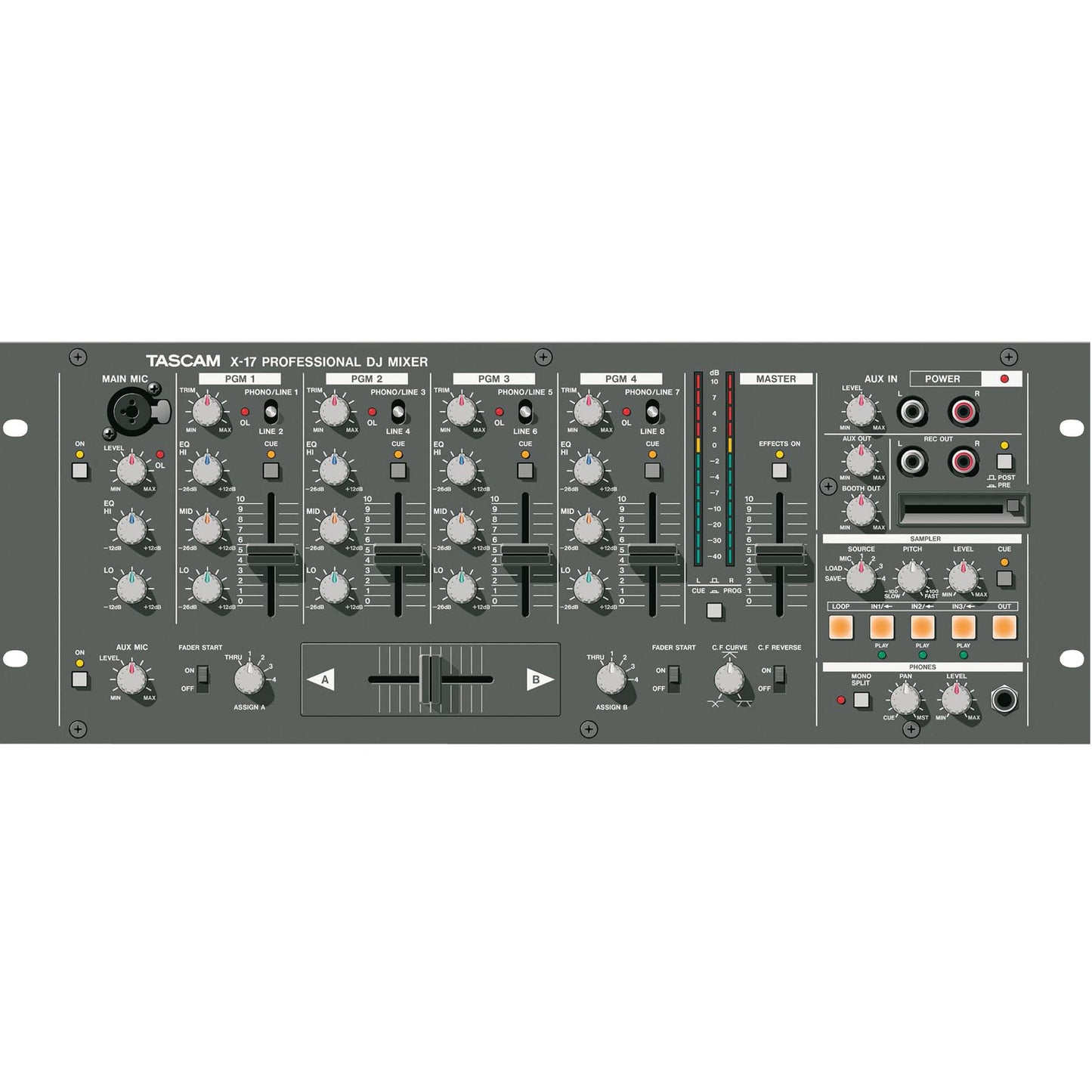 Tascam X-17 Mobile Club DJ Mixer