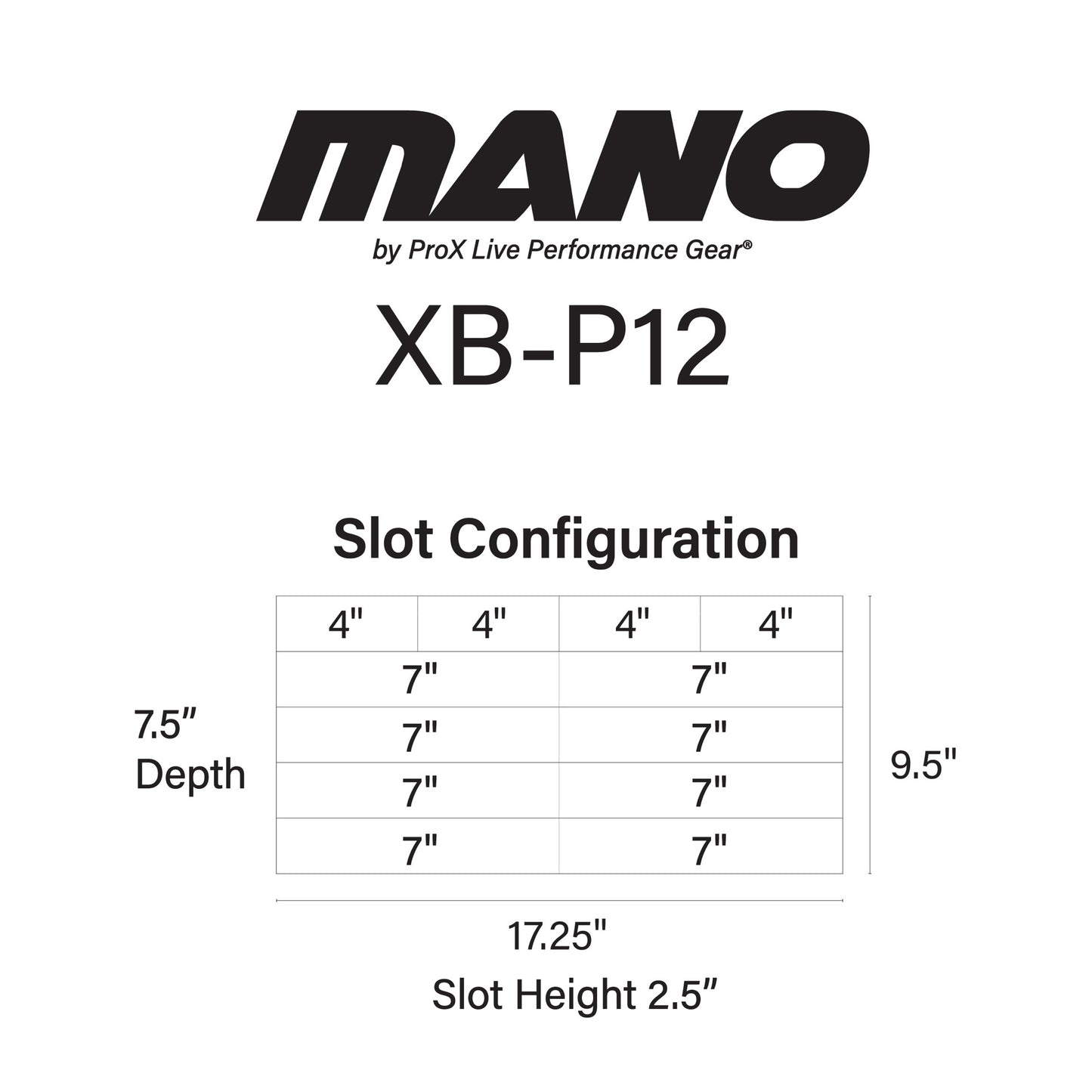 ProX Mano Utility Bag XB-P12
