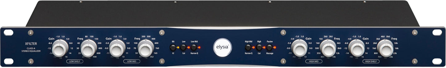 Elysia Xfilter Discrete Class A Stereo EQ In Standalone Rack Unit