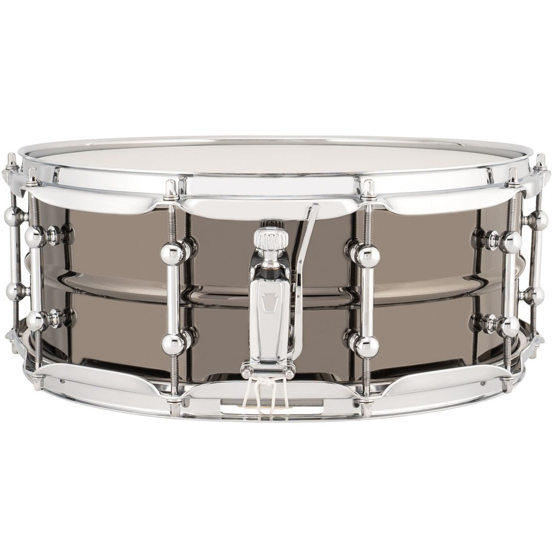 Ludwig Universal Series 5.5x14 Brass Snare Drum - Black Brass w/ Chrome Hardware