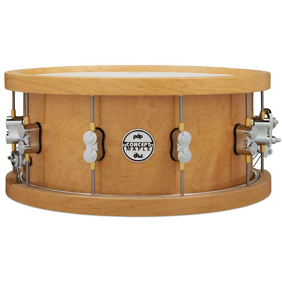 DW PDP Concept Series Wood Hoop 20-Ply Maple Snare 6.5x14