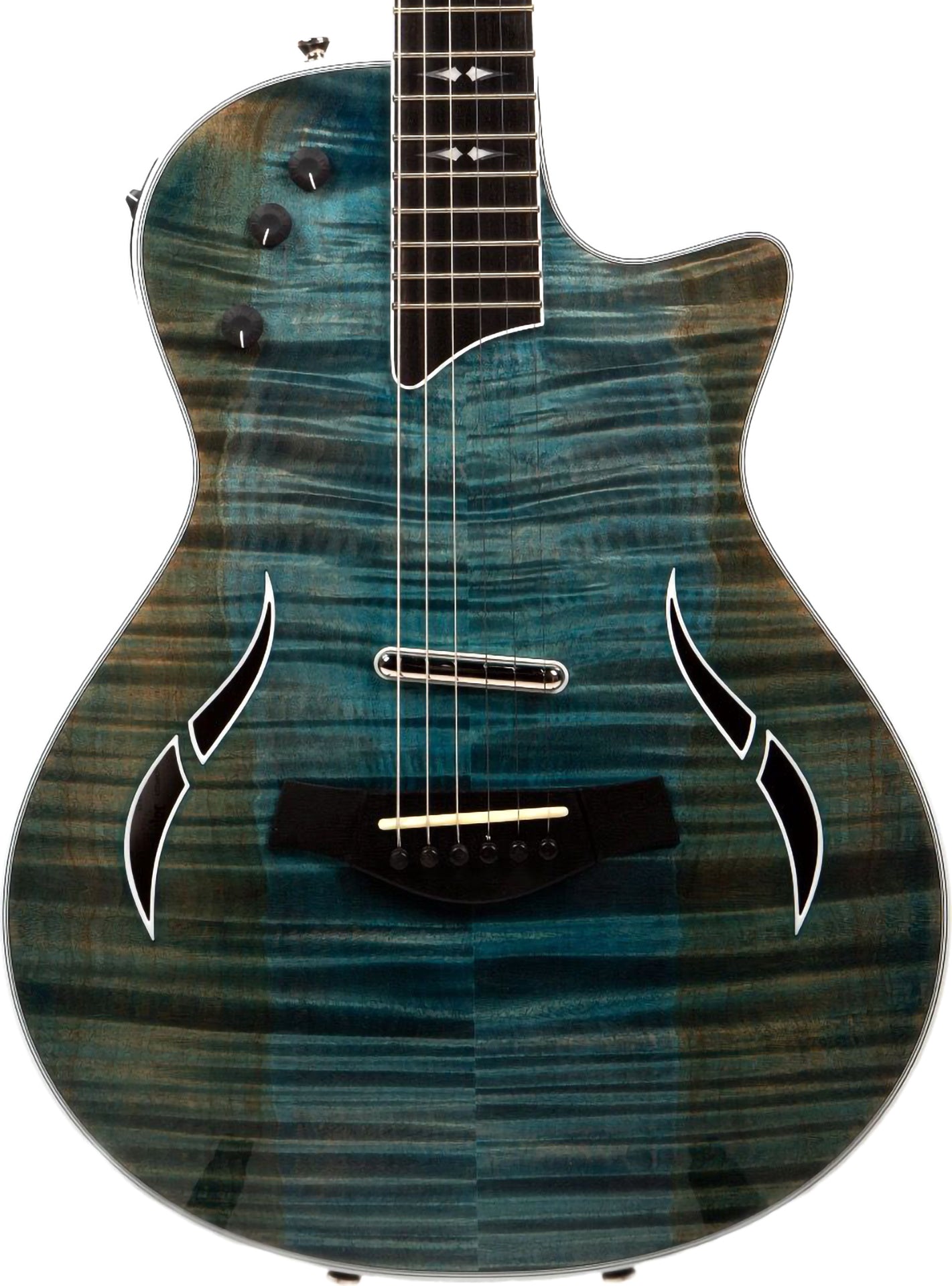 Taylor T5z Pro Electric Acoustic Guitar in Denim with Case